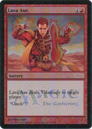 Lava Axe Gateway Foil Magic The Gathering Promo Cards Lava Axe Gateway Foil Magic The Gathering Promo Cards