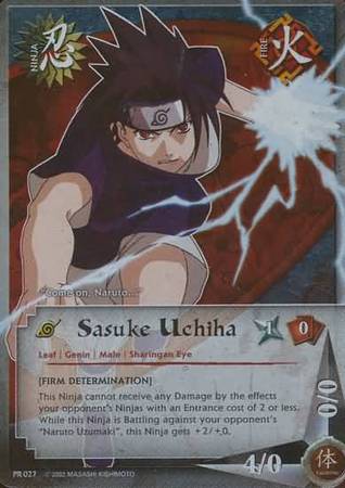 Sasuke Uchiha PR 027 Foil Promo Sasuke Uchiha PR 027 Foil Promo