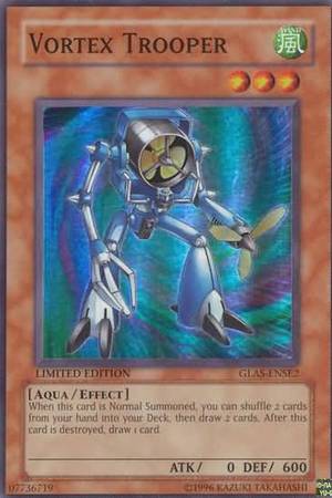 Vortex Trooper GLAS ENSE2 Super Rare Yu Gi Oh Promo Cards Vortex Trooper GLAS ENSE2 Super Rare Yu Gi Oh Promo Cards