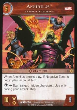 Annihilus Anti Matter Master MUN 206 Common Annihilus Anti Matter Master MUN 206 Common
