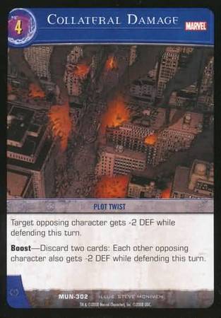 Collateral Damage MUN 302 Common Vs System Marvel Universe Collateral Damage MUN 302 Common Vs System Marvel Universe