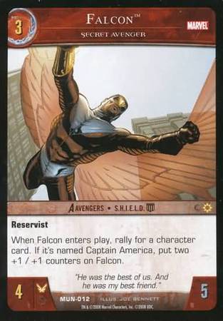 Falcon Secret Avenger MUN 012 Common Vs System Marvel Universe Falcon Secret Avenger MUN 012 Common Vs System Marvel Universe