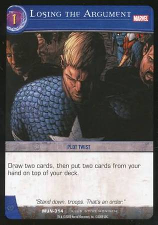 Losing the Argument MUN 314 Common Vs System Marvel Universe Losing the Argument MUN 314 Common Vs System Marvel Universe