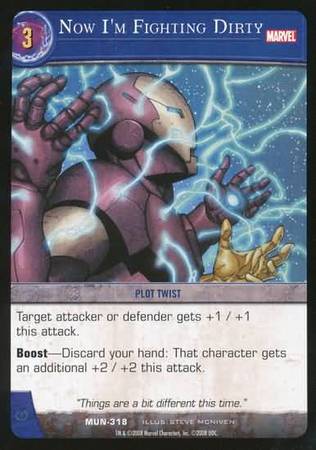 Now I m Fighting Dirty MUN 318 Common Vs System Marvel Universe Now I m Fighting Dirty MUN 318 Common Vs System Marvel Universe