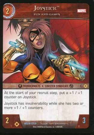 Joystick Fun and Games MUN 059 Uncommon Vs System Marvel Universe Joystick Fun and Games MUN 059 Uncommon Vs System Marvel Universe