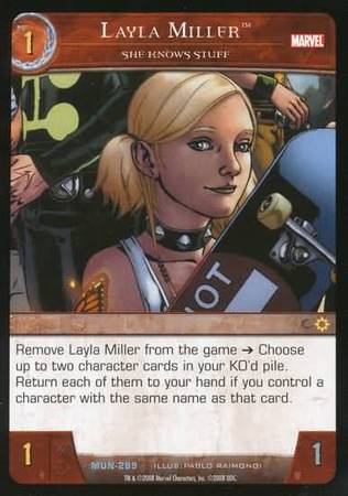 Layla Miller She Knows Stuff MUN 289 Uncommon Layla Miller She Knows Stuff MUN 289 Uncommon