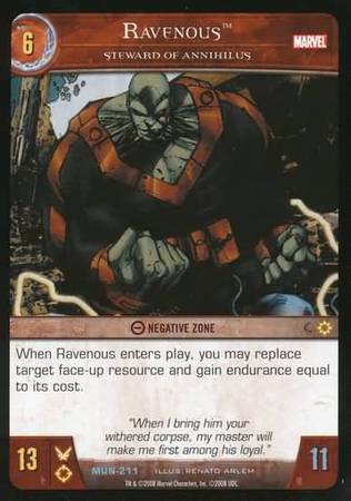 Ravenous Steward of Annihilus MUN 211 Uncommon Ravenous Steward of Annihilus MUN 211 Uncommon