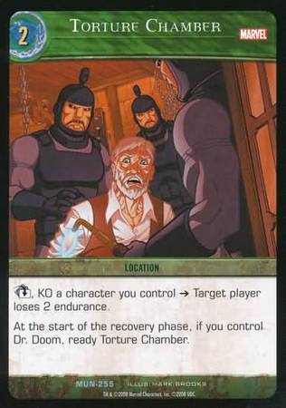 Torture Chamber MUN 255 Uncommon Vs System Marvel Universe Torture Chamber MUN 255 Uncommon Vs System Marvel Universe