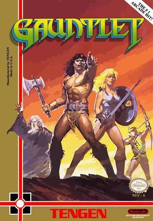 Gauntlet Tengen NES Nintendo Entertainment System NES Gauntlet Tengen NES Nintendo Entertainment System NES
