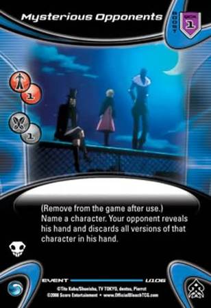 Mysterious Opponents U106 Uncommon Mysterious Opponents U106 Uncommon