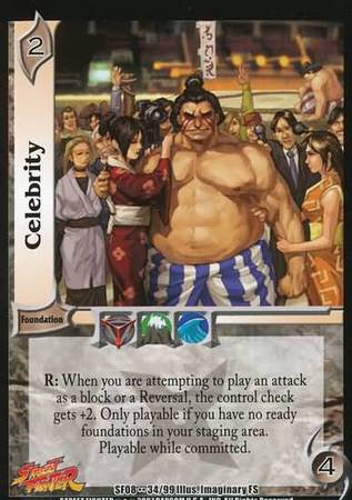 Celebrity SF08 34 Uncommon UFS Celebrity SF08 34 Uncommon UFS