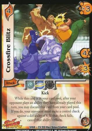 Crossfire Blitz SF08 23 Uncommon UFS Crossfire Blitz SF08 23 Uncommon UFS