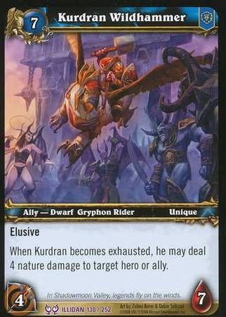 Kurdran Wildhammer 130 252 Epic Rare WoW Hunt for Illidan Kurdran Wildhammer 130 252 Epic Rare WoW Hunt for Illidan