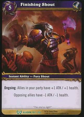 Finishing Shout 107 252 Uncommon Finishing Shout 107 252 Uncommon
