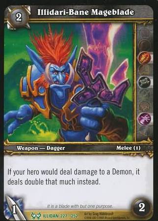 Illidari Bane Mageblade 227 252 Uncommon WoW Hunt for Illidan Illidari Bane Mageblade 227 252 Uncommon WoW Hunt for Illidan