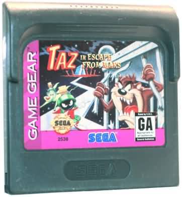 Taz in Escape From Mars Sega Game Gear Taz in Escape From Mars Sega Game Gear