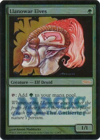 Llanowar Elves Gateway Foil Magic The Gathering Promo Cards Llanowar Elves Gateway Foil Magic The Gathering Promo Cards