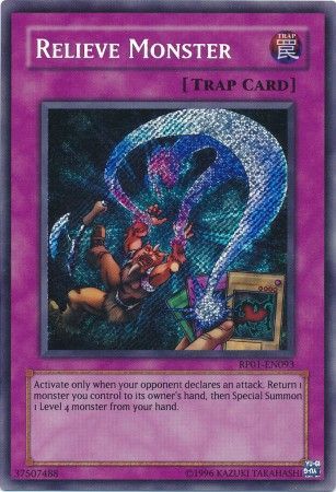 Relieve Monster RP01 EN093 Secret Rare Relieve Monster RP01 EN093 Secret Rare
