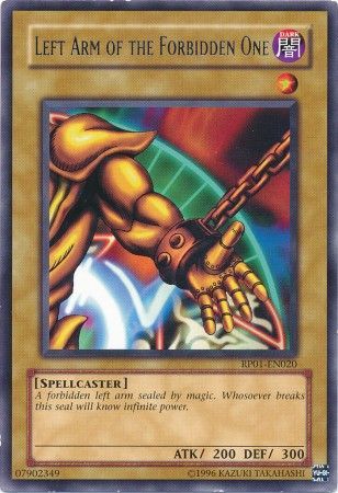 Left Arm of the Forbidden One RP01 EN020 Rare Left Arm of the Forbidden One RP01 EN020 Rare