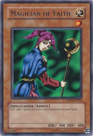 Magician of Faith RP01 EN033 Rare Retro Pack 1 RP01 1996 Magician of Faith RP01 EN033 Rare Retro Pack 1 RP01 1996