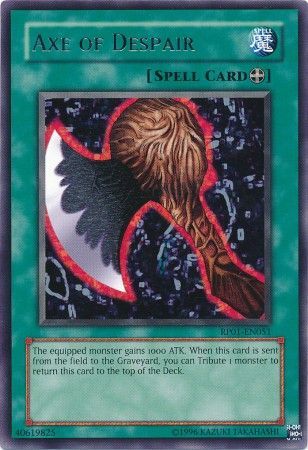 Axe of Despair RP01 EN051 Rare Retro Pack 1 RP01 Axe of Despair RP01 EN051 Rare Retro Pack 1 RP01
