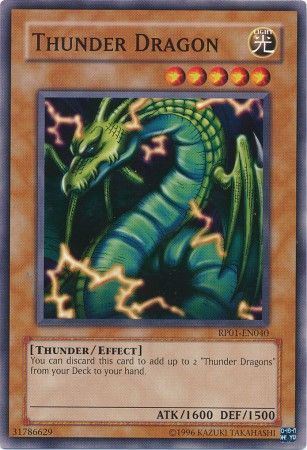 Thunder Dragon RP01 EN040 Common Retro Pack 1 RP01 Thunder Dragon RP01 EN040 Common Retro Pack 1 RP01