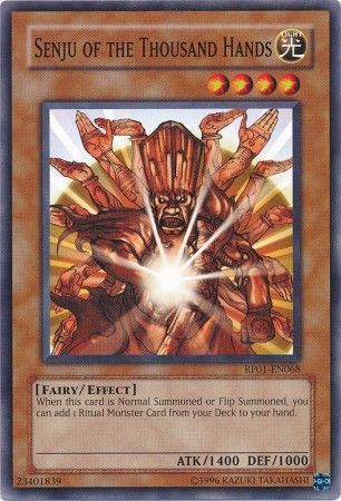Senju of the Thousand Hands RP01 EN068 Common Retro Pack 1 RP01 1996 Senju of the Thousand Hands RP01 EN068 Common Retro Pack 1 RP01 1996