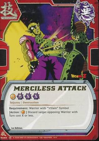 Merciless Attack TE 013 Rare Merciless Attack TE 013 Rare