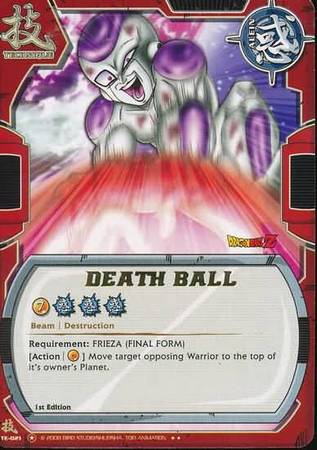 Death Ball TE 021 Rare Dragon Ball The Warrior s Return Death Ball TE 021 Rare Dragon Ball The Warrior s Return