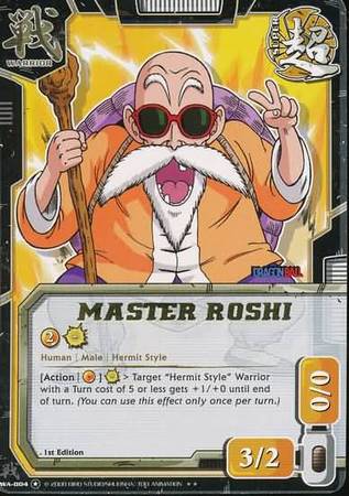 Master Roshi WA 004 Rare Master Roshi WA 004 Rare