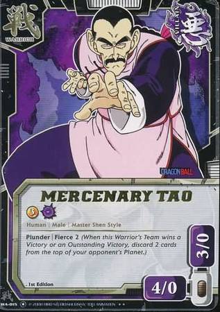 Mercenary Tao WA 015 Rare Mercenary Tao WA 015 Rare