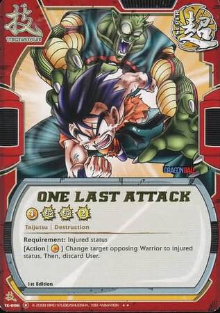 One Last Attack TE 006 Rare One Last Attack TE 006 Rare