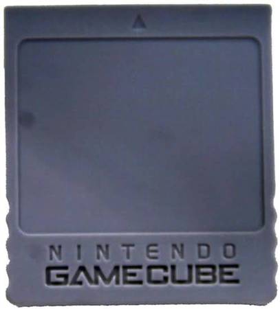 GameCube Official 59 Block Memory Card Video Game Accessories GameCube Official 59 Block Memory Card Video Game Accessories