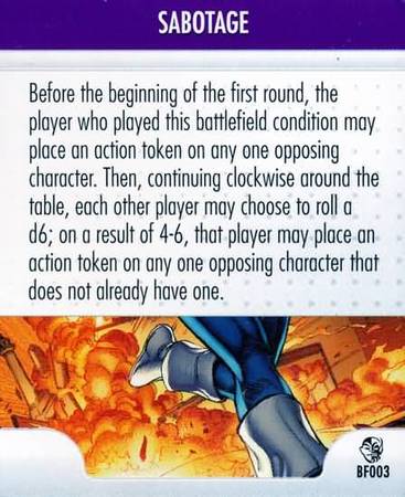 Sabotage BF003 Secret Invasion Marvel Heroclix Marvel Secret Invasion Sabotage BF003 Secret Invasion Marvel Heroclix Marvel Secret Invasion