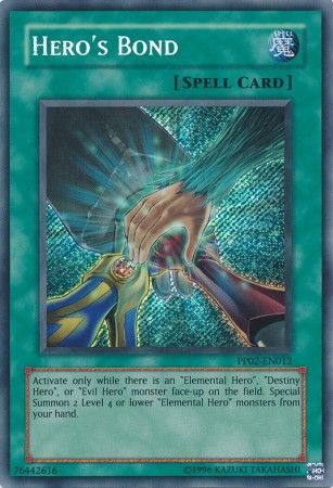 Hero s Bond PP02 EN012 Secret Rare Premium Pack Series PP01 PP02 Secret Rares Hero s Bond PP02 EN012 Secret Rare Premium Pack Series PP01 PP02 Secret Rares