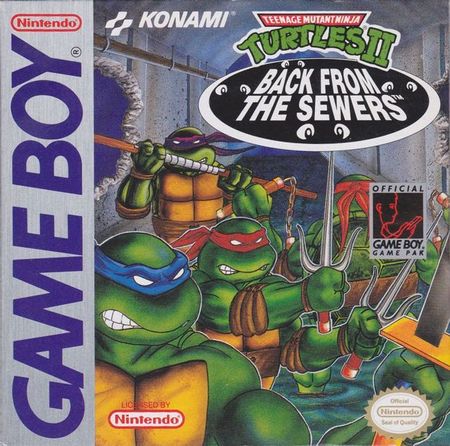 Teenage Mutant Ninja Turtles II Back From the Sewers Game Boy Teenage Mutant Ninja Turtles II Back From the Sewers Game Boy