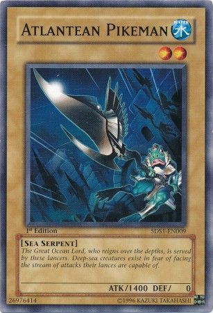 Atlantean Pikeman 5DS1 EN009 Common 1st Edition Starter Deck 5D s 2008 1st Edition Singles Atlantean Pikeman 5DS1 EN009 Common 1st Edition Starter Deck 5D s 2008 1st Edition Singles