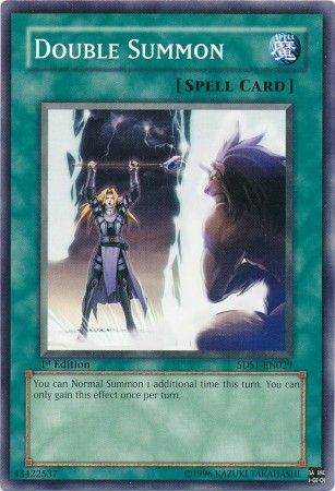 Double Summon 5DS1 EN029 Common 1st Edition Starter Deck 5D s 2008 1st Edition Singles Double Summon 5DS1 EN029 Common 1st Edition Starter Deck 5D s 2008 1st Edition Singles