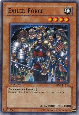 Exiled Force 5DS1 EN019 Common 1st Edition Exiled Force 5DS1 EN019 Common 1st Edition