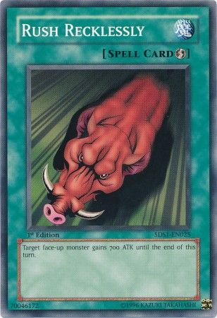 Rush Recklessly 5DS1 EN025 Common 1st Edition Starter Deck 5D s 2008 1st Edition Singles Rush Recklessly 5DS1 EN025 Common 1st Edition Starter Deck 5D s 2008 1st Edition Singles