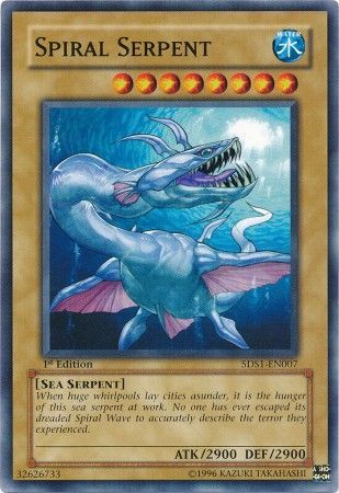 Spiral Serpent 5DS1 EN007 common 1st Edition Spiral Serpent 5DS1 EN007 common 1st Edition