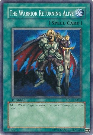 The Warrior Returning Alive 5DS1 EN023 Common 1st Edition Starter Deck 5D s 2008 1st Edition Singles The Warrior Returning Alive 5DS1 EN023 Common 1st Edition Starter Deck 5D s 2008 1st Edition Singles