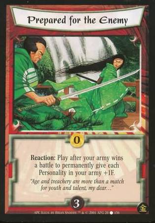 Prepared for the Enemy 20 Common Prepared for the Enemy 20 Common