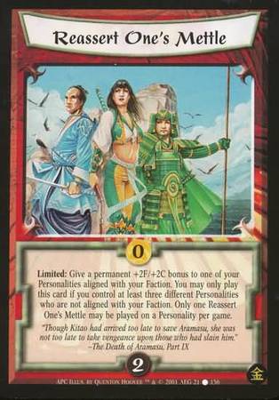 Reassert One s Mettle 21 Common Reassert One s Mettle 21 Common