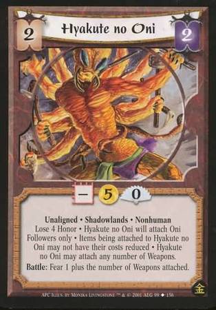 Hyakute no Oni Shadowlands 99 Uncommon A Perfect Cut Hyakute no Oni Shadowlands 99 Uncommon A Perfect Cut