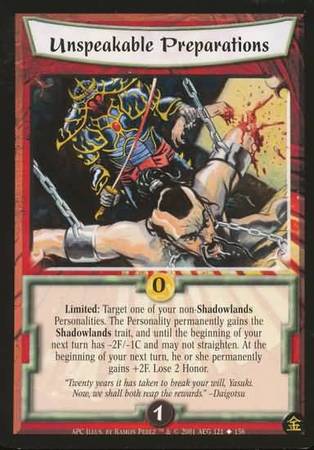 Unspeakable Preparations 121 Uncommon Unspeakable Preparations 121 Uncommon