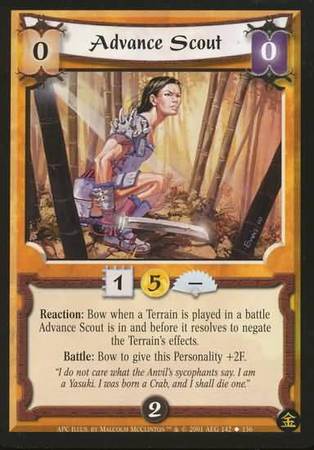Advance Scout 142 Uncommon A Perfect Cut Advance Scout 142 Uncommon A Perfect Cut