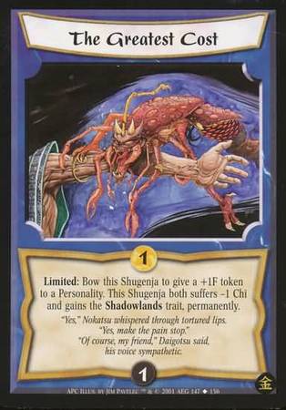 The Greatest Cost 147 Uncommon The Greatest Cost 147 Uncommon