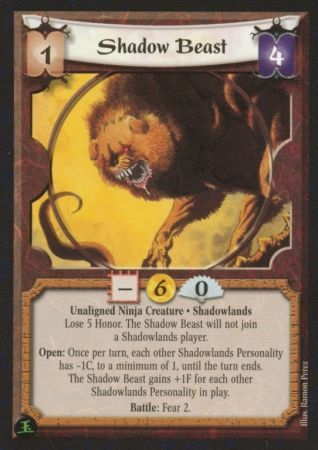 Shadow Beast Ninja Shadowlands Common Ambitions Debt Shadow Beast Ninja Shadowlands Common Ambitions Debt