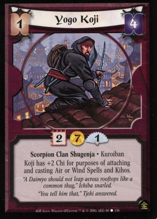 Yogo Koji Scorpion 60 Common An Oni s Fury Yogo Koji Scorpion 60 Common An Oni s Fury